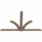 Ekena Millwork Redmond Rough Sawn Timber Gable Bracket, Douglas Fir, 108"W x 68"H x 2"D x 6"F, 15/12 Pitch GBW108X68X0206RED00RDF - alternate 5